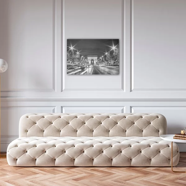 ToF Wanddecoratie Parijs, Champs-Élysées zwart-wit