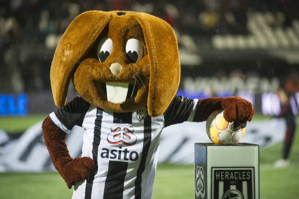 Close-up Heracles mascotte Bultje