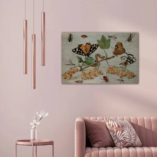 ToF Wanddecoratie kunst Insecten en vruchten, Jan van Kessel (I)