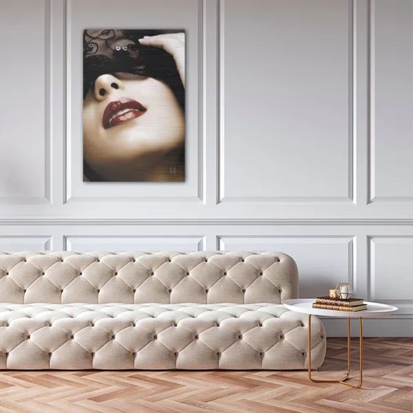 ToF Wanddecoratie dames gemaskerde vrouw