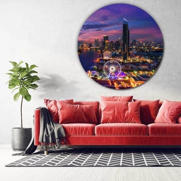 ToF Muurcirkel skyline Bangkok stad