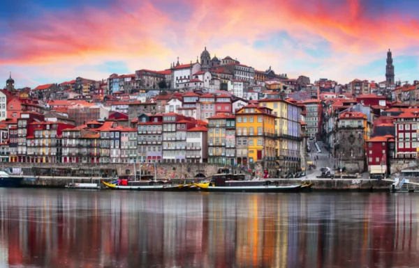 ToF Fotobehang stad Portugal, oude stad