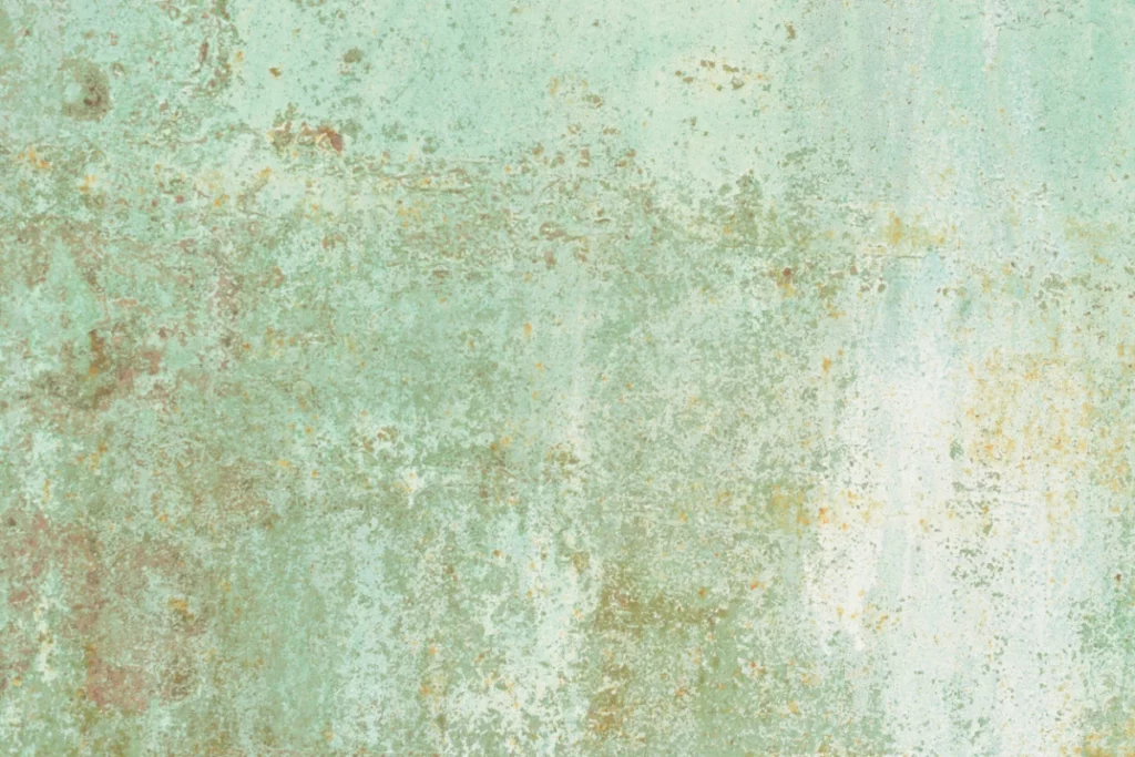 ToF Fotobehang industriële muur mintgroen