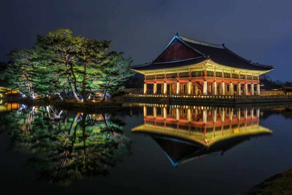 ToF Fotobehang landschap Seoul, Zuid-Korea