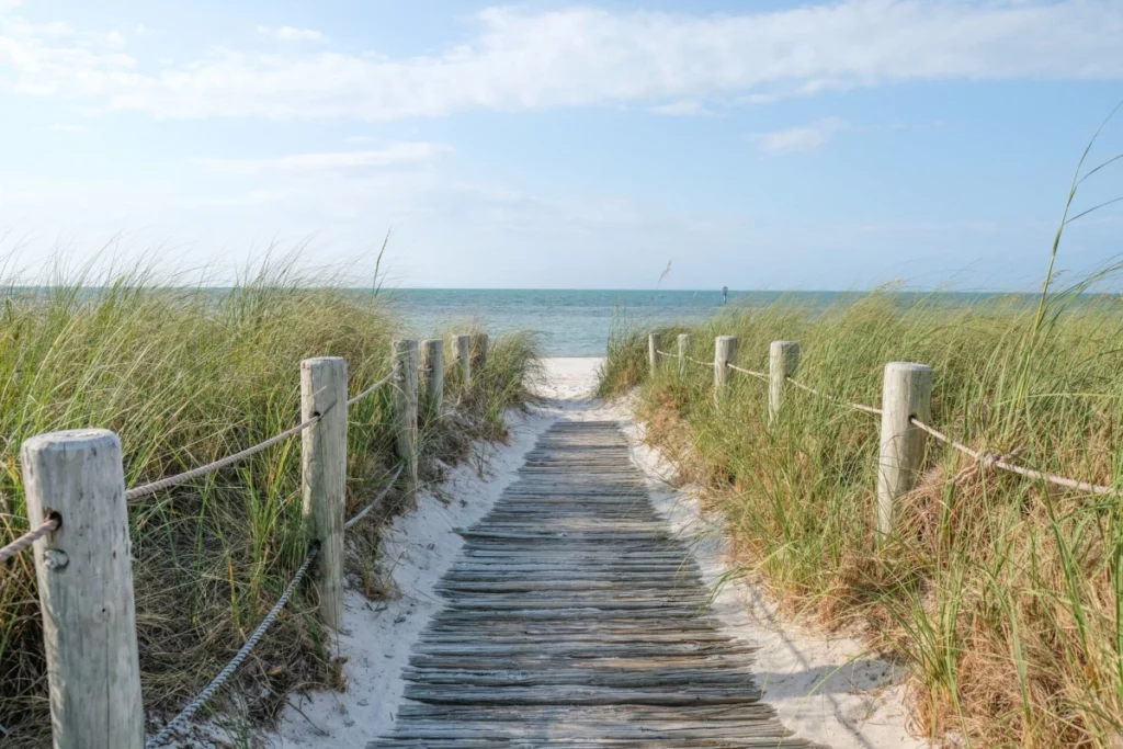 ToF Fotobehang strand opgang