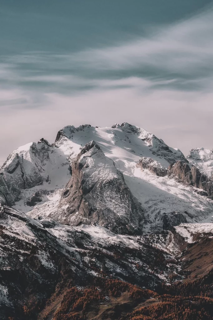 ToF Behang landschap gebergte met sneeuw