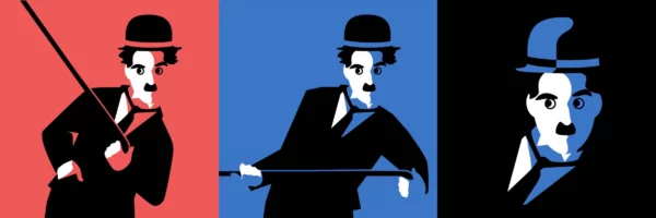 ToF Behang mensen Charlie Chaplin