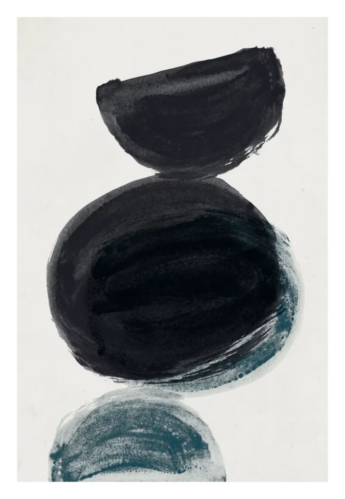 ToF Behang kunst minimalistische handgetekende illustratie