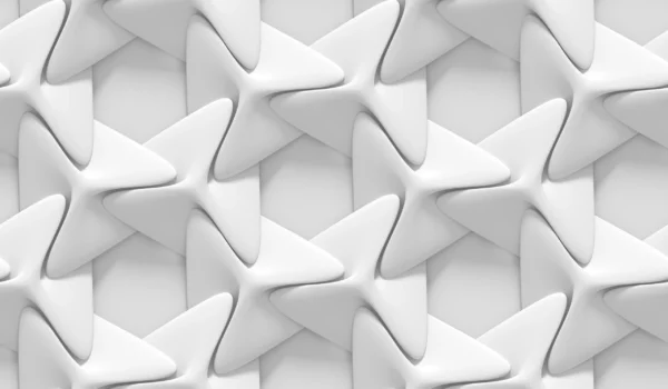 ToF Behang wit abstract geometrisch patroon