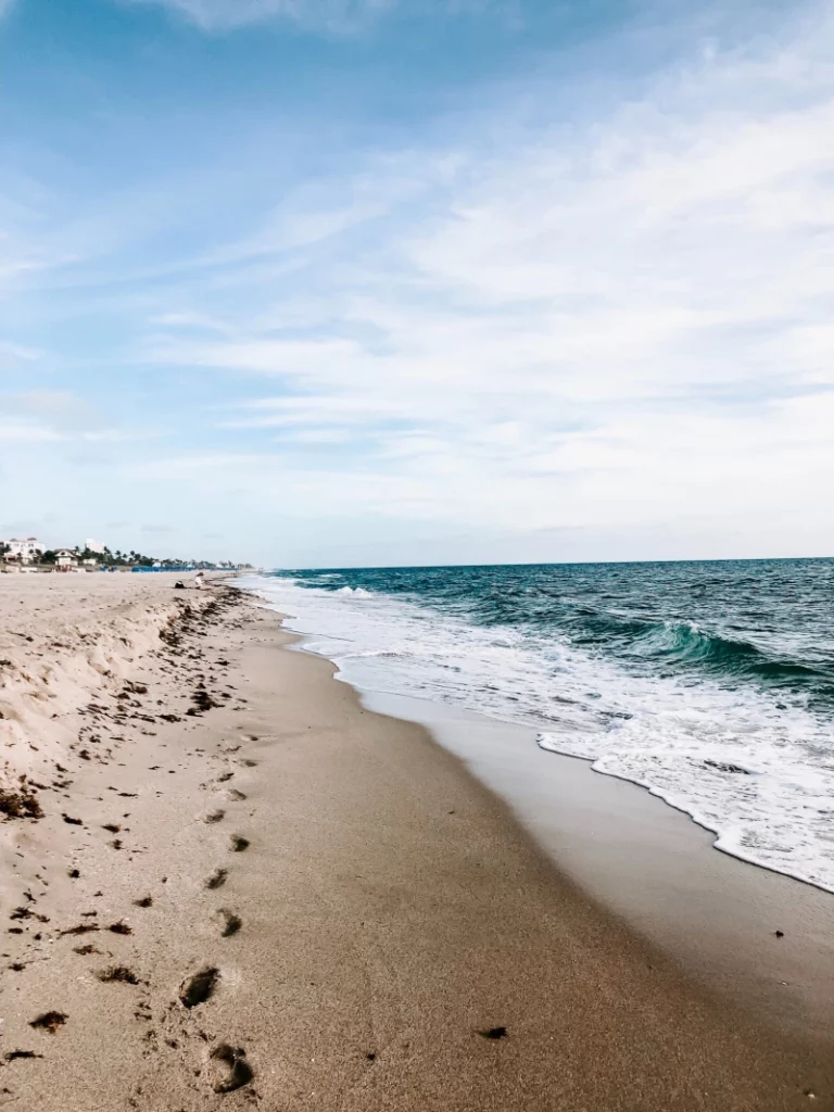 ToF Behang strand in de diepte