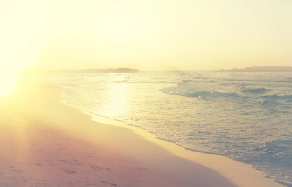 ToF Behang zon op het strand