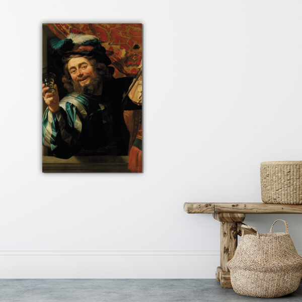 ToF Wanddecoratie schilderij Een vrolijke vioolspeler, Gerard van Honthorst